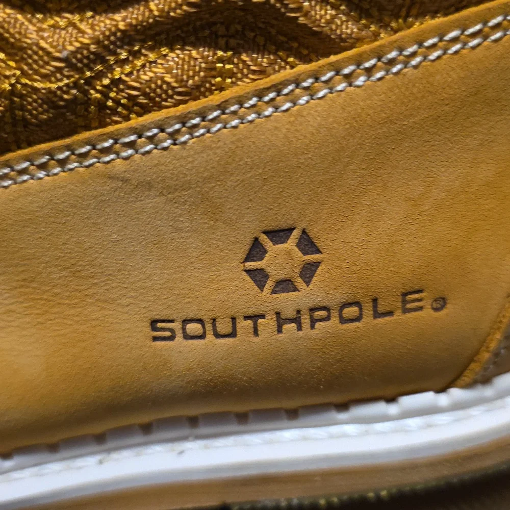 South Pole Tan Suede Boys Or Womens Boots Boys Size 5 / Womens Size 6.5 - Picture 2 of 14